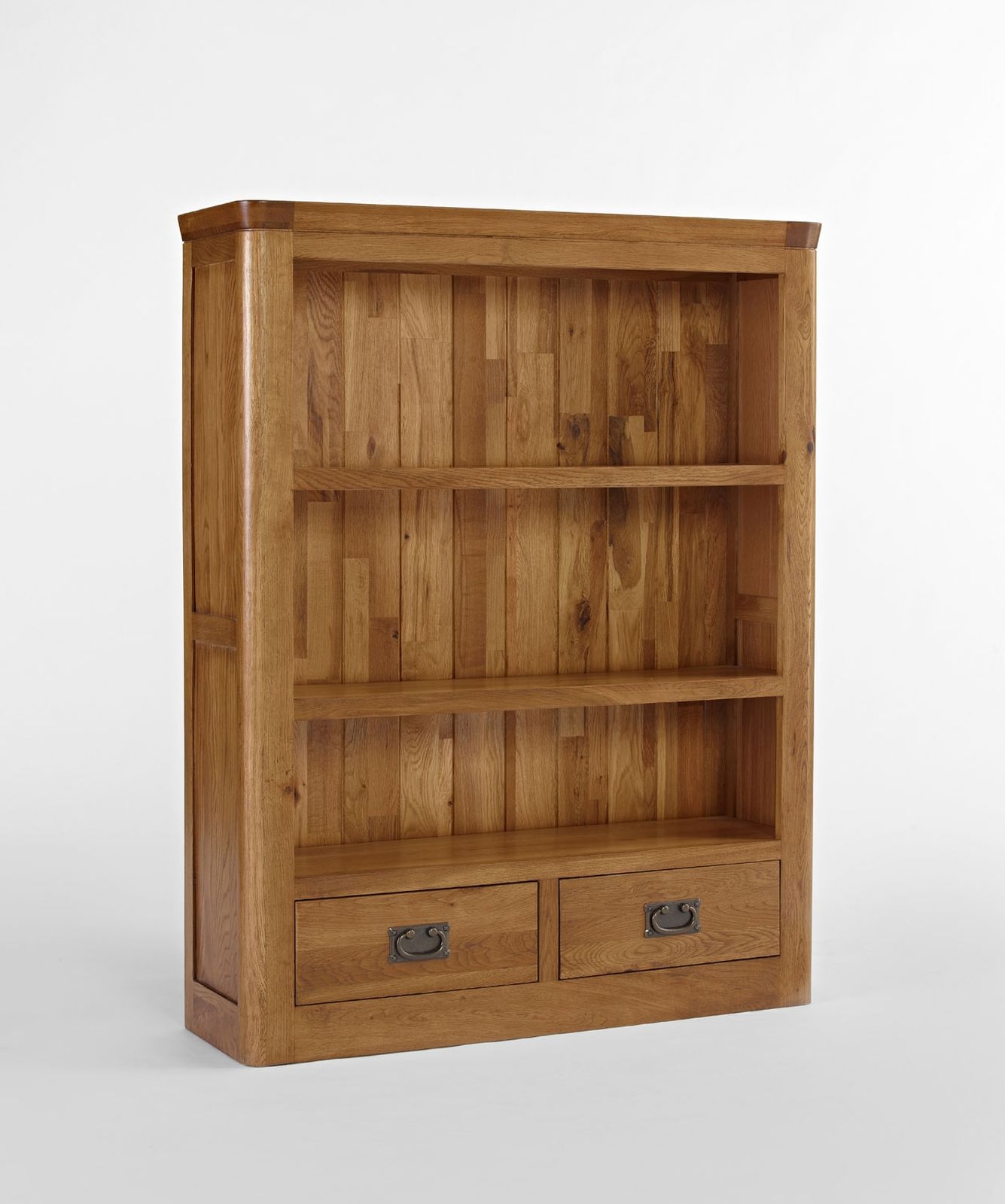 Dalmore solid oak bedroom furniture small bookcase with ...