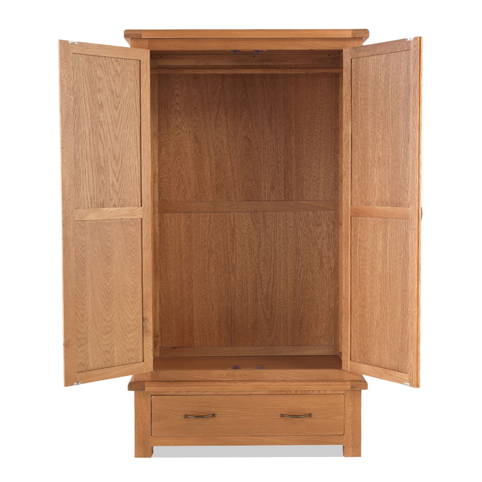 Galway solid oak bedroom furniture double wardrobe with drawer eBay